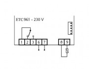 Контроллер ETC-961 (1 датчик) (аналог ID)