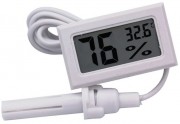 Термометр гигрометр TH-12 (внешний датчик) белый